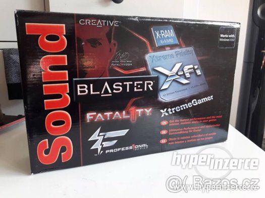 Zvuková karta Creativ sound blaster X-Fi - 100% funkční - foto 4