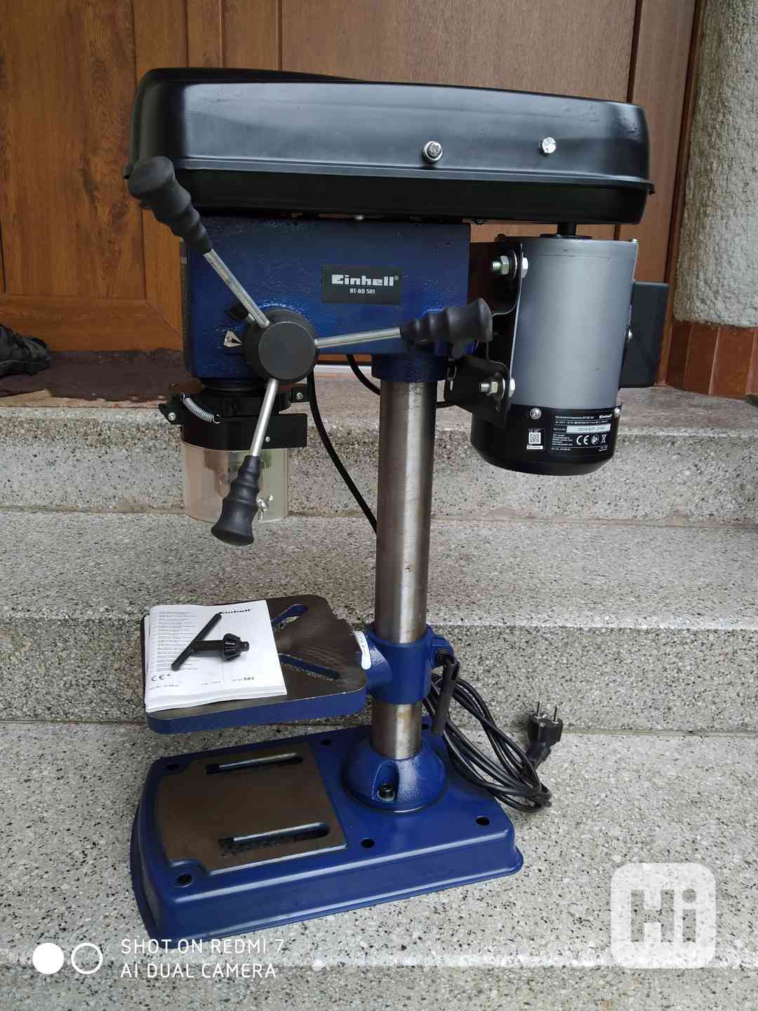 Prodám Stojanovou sloupovou vrtačku Einhell BT-BD 501 Blue - - foto 1