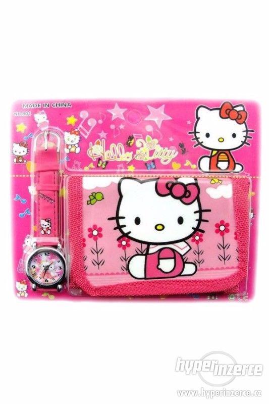 Dětské hodinky s peněženkou - Hello Kitty - foto 1