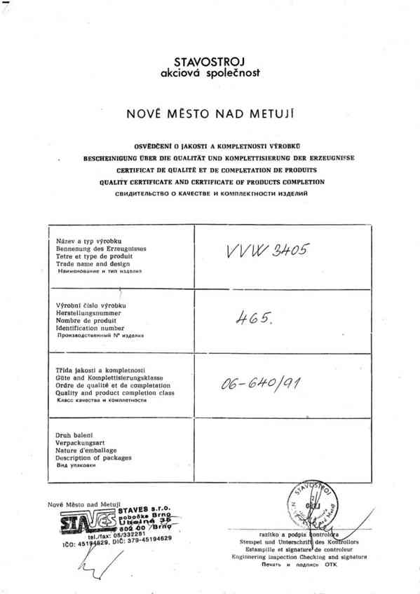 Vibrační válec VVW 3405 - foto 2