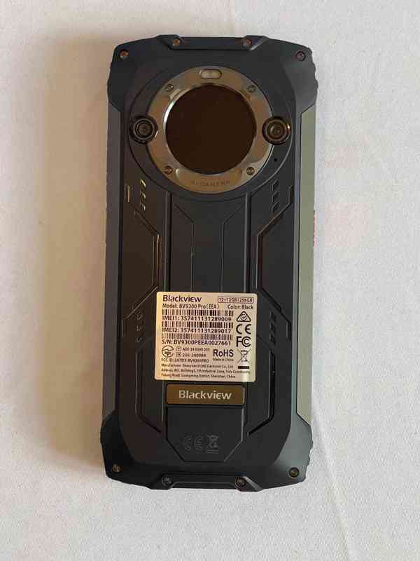 Blackview BV9300 Pro 12GB/256GB Black – nefunkční, nezapn... - foto 2
