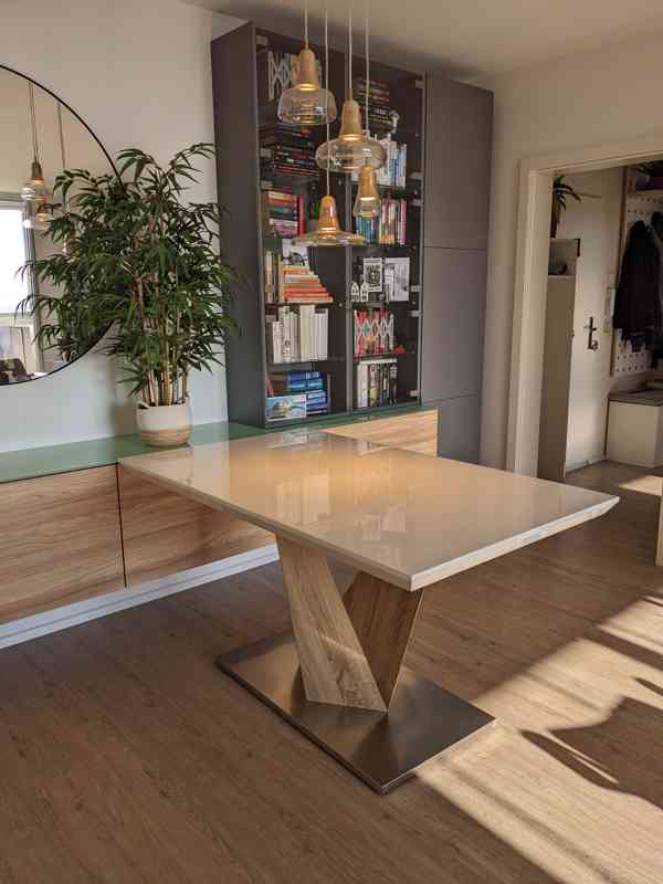 Jídelní stůl Scandishop Alaras 140 jako nový - foto 10