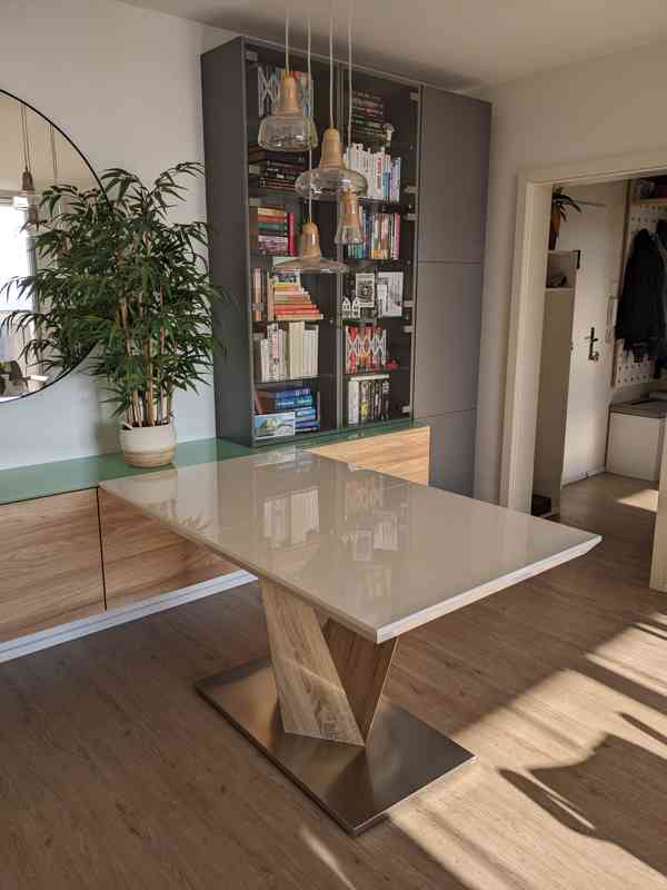 Jídelní stůl Scandishop Alaras 140 jako nový - foto 9