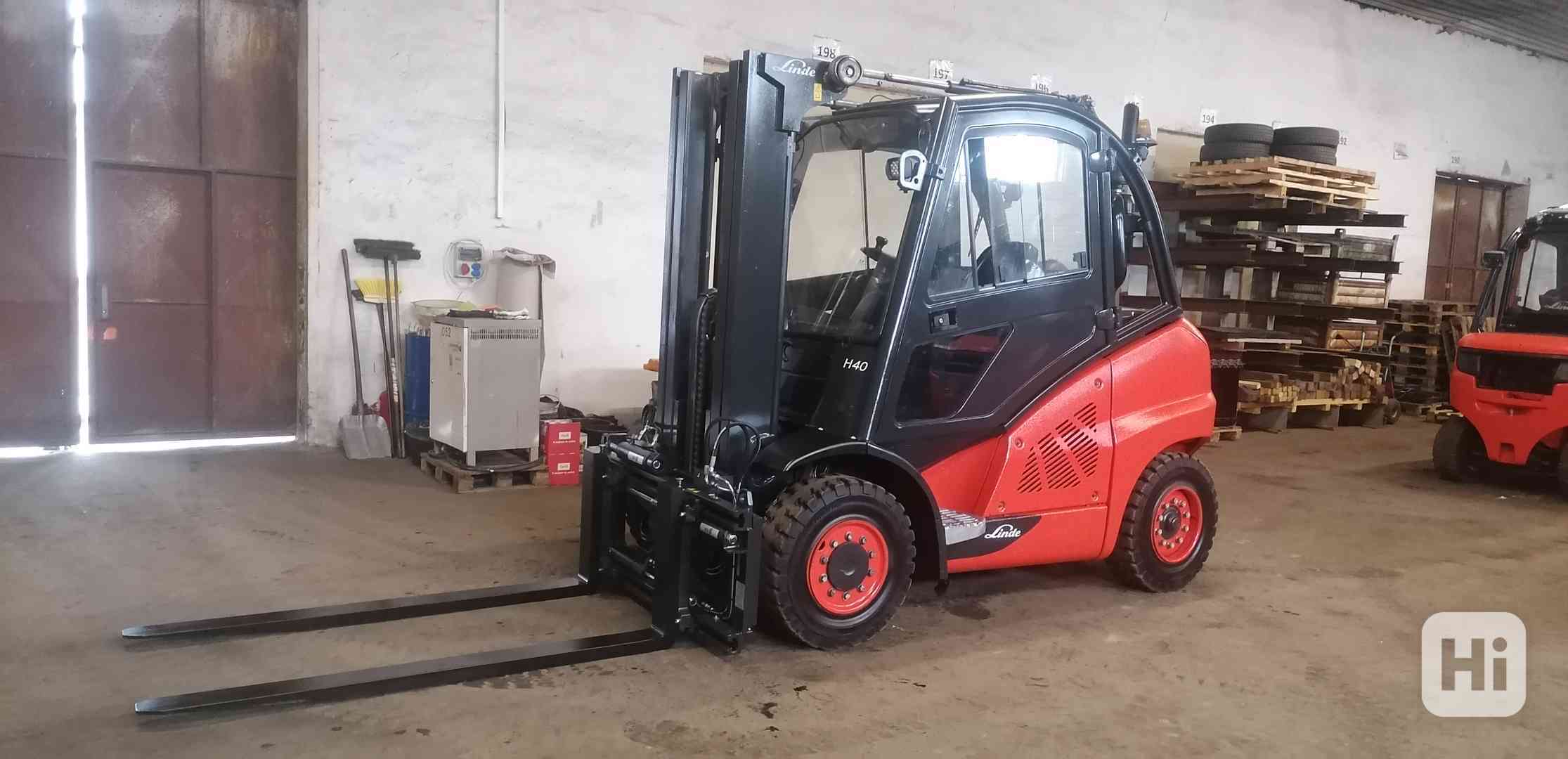 LINDE H40D-02 triplex, pozicionér s bočním posuvem - foto 1