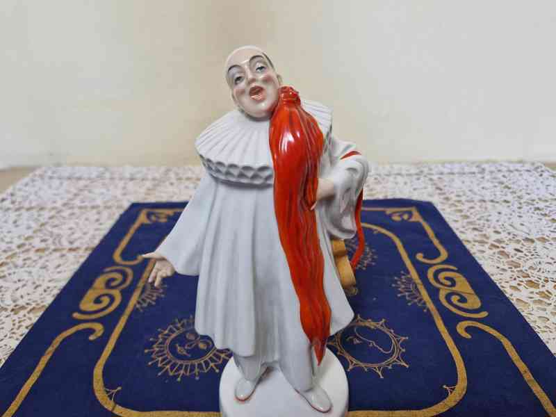 Krásná porcelánová soška Pierot Rosenthal Leo Rauth - foto 2