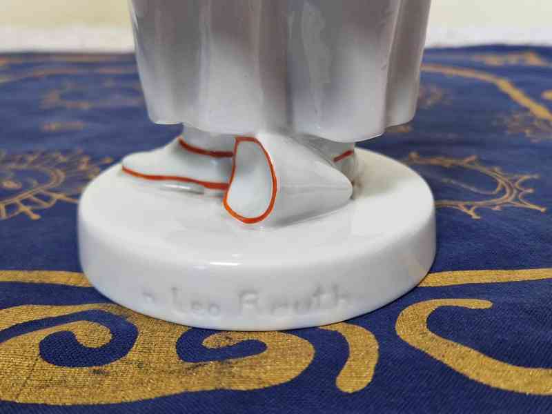 Krásná porcelánová soška Pierot Rosenthal Leo Rauth - foto 5
