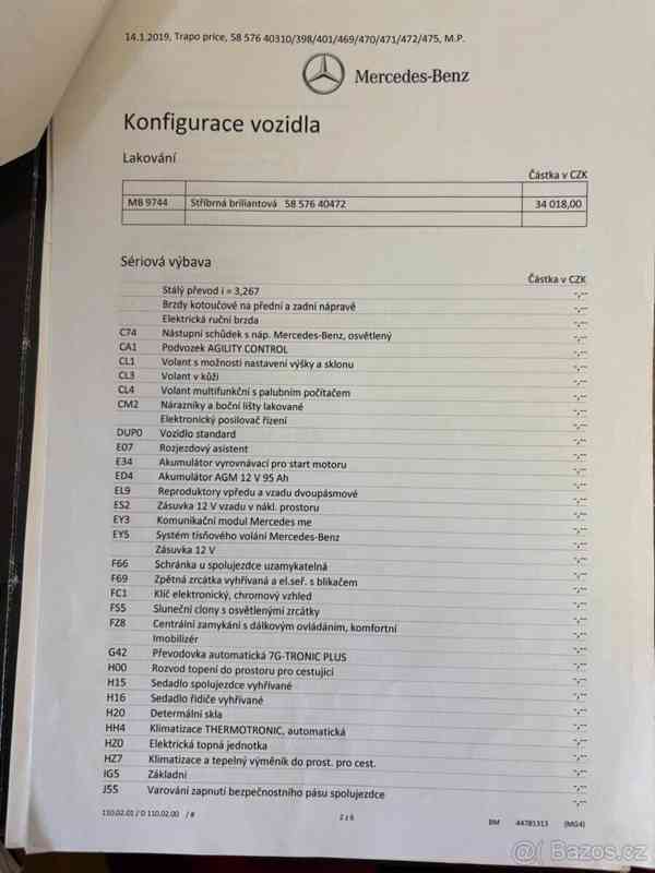 Mercedes-Benz Třídy V 2,2   250 d L Avantgarde 4MATIC - foto 14