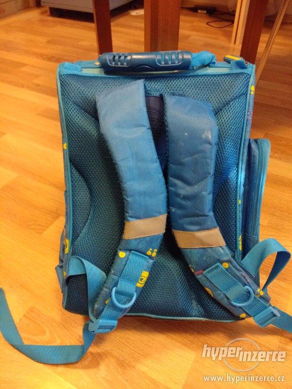 Školní batoh - modrý - vzor Mimoni - foto 3