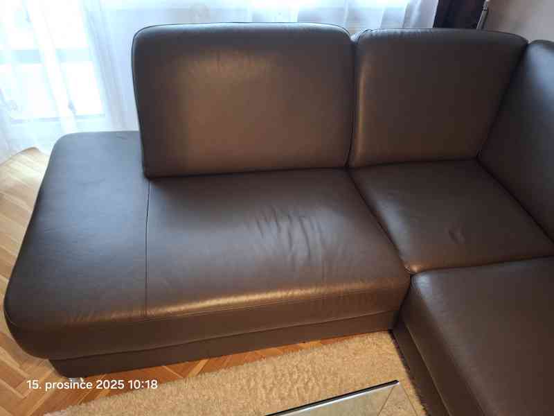 Kožená sedací souprava - foto 2