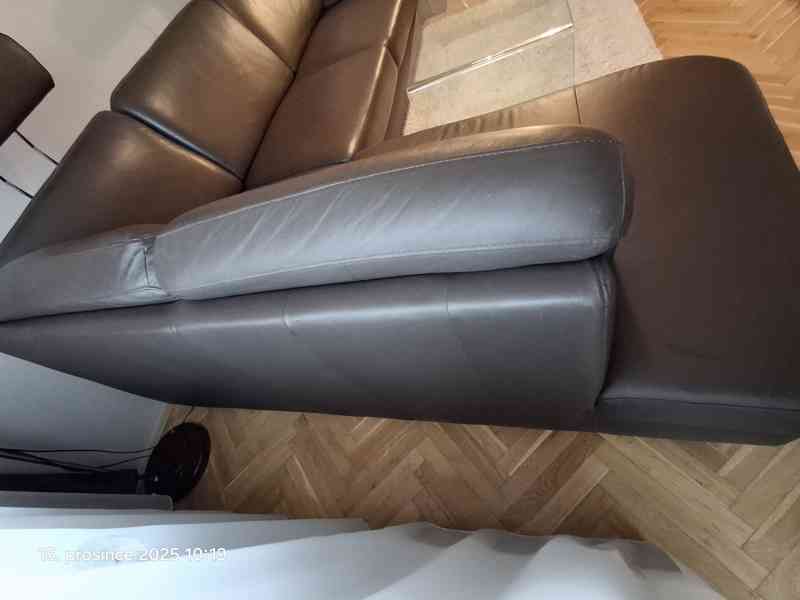 Kožená sedací souprava - foto 3