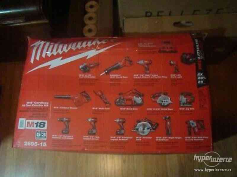 Milwaukee 2695-15 M18 18V lithium-iontový sady a 18nástrojů - foto 2