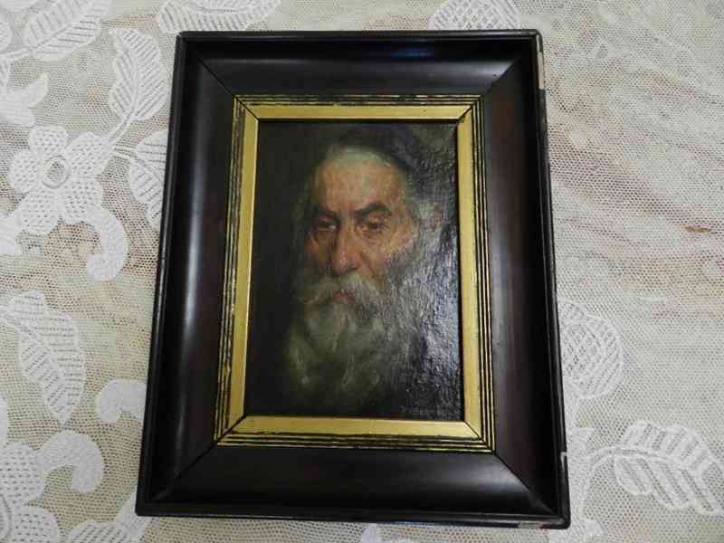 Portrét Žida olej na kartonu Franz Obermuller - foto 2
