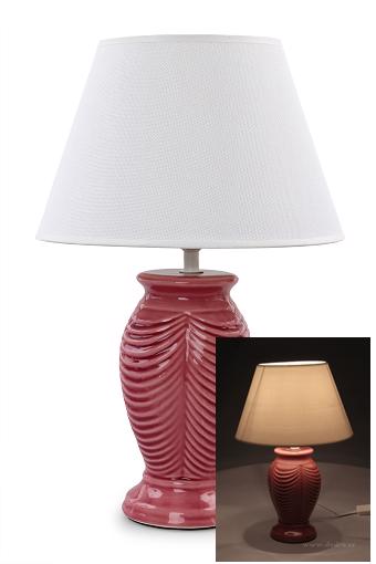 NATURE stolní lampa růžovofialová - foto 1