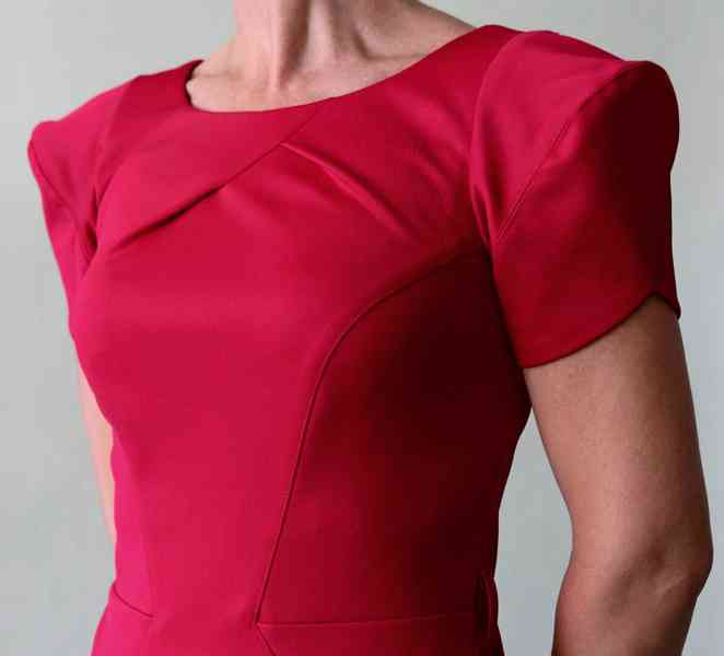 Červené origami minišaty River Island vel.34 - foto 10