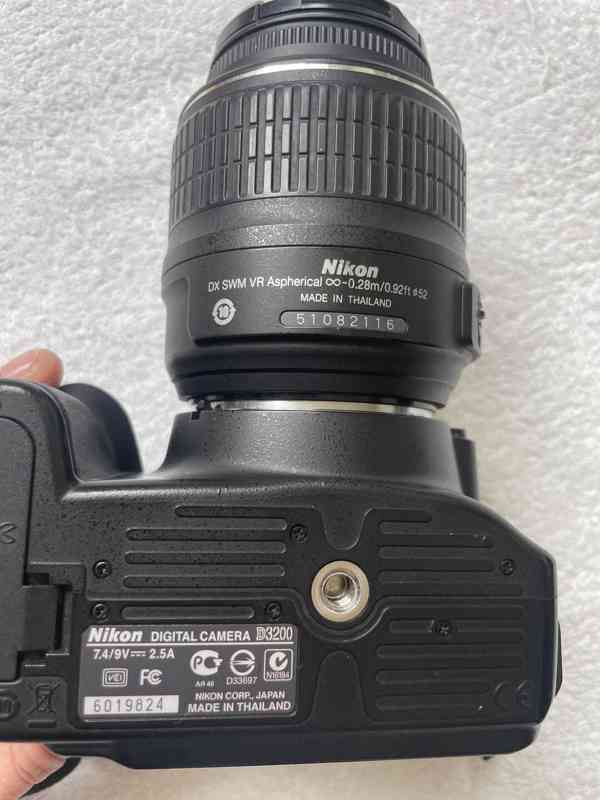 Nikon D3200 + objektiv 18-55 mm VR v TOP stavu - foto 3
