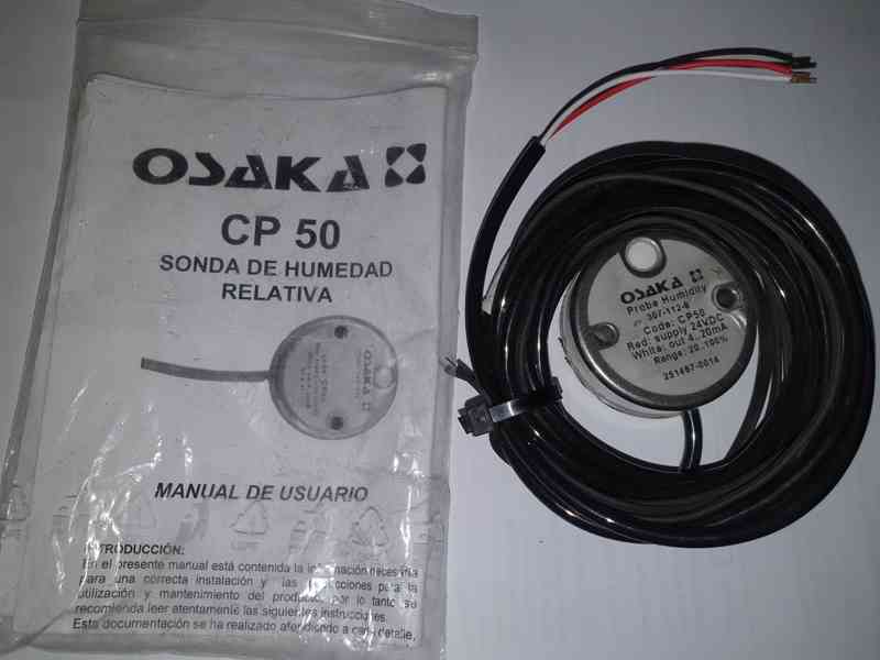 PLC snímač  vlhkosti a teploty Osaka  CP50 výstup  4-20mA  - foto 2