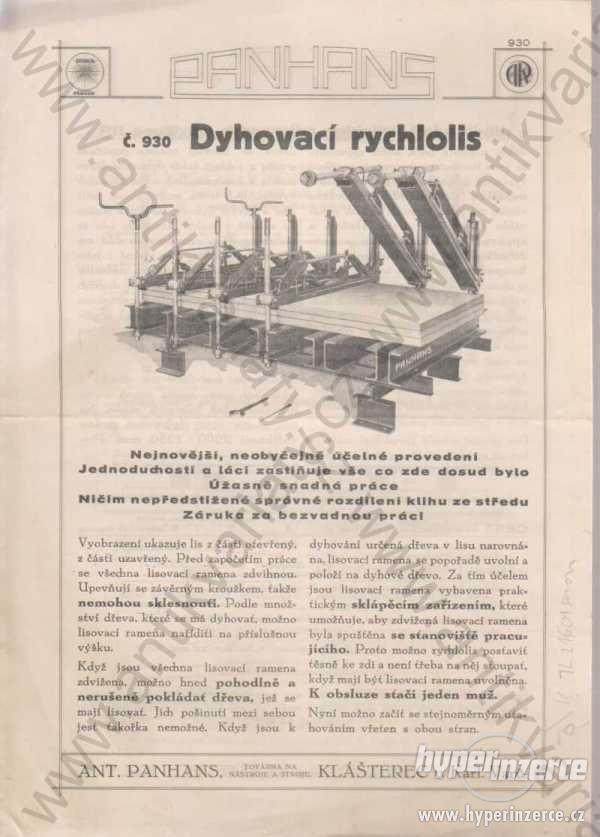 Dyhovací rychlolis č. 930, Panhans - foto 1