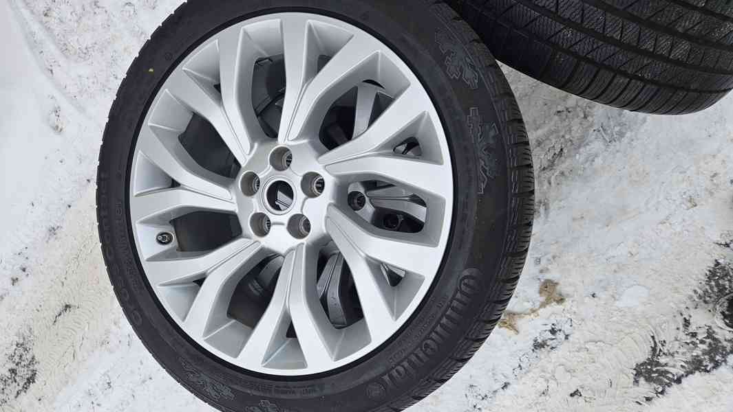 TOP ALU kola Land Rover 21" – 5×120, Continental 90 % Prodám - foto 5