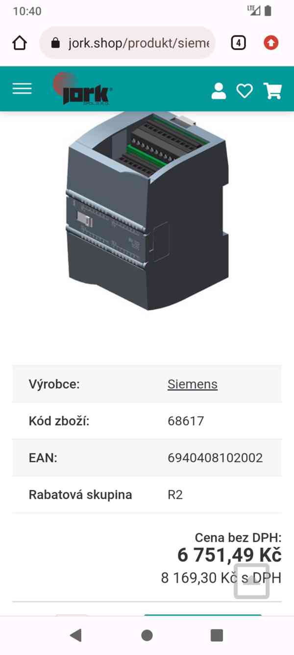 Modul vstupů a výstupů SIEMENS SIMATIC S7-1200  - foto 7