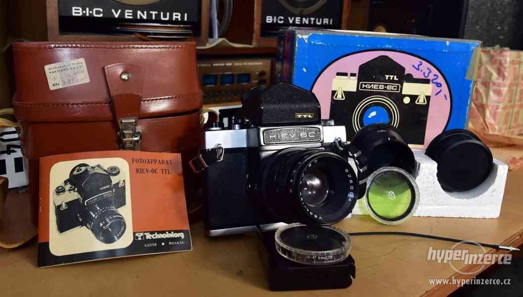 Kiev-6C TTL objektiv VEGA-125 f2.8/90 - NEPOUŽITÝ fotoaparát