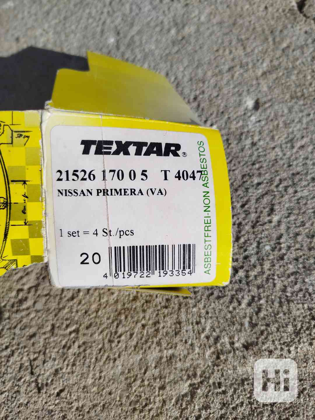 Brzdové destičky Nissan Primera - foto 1