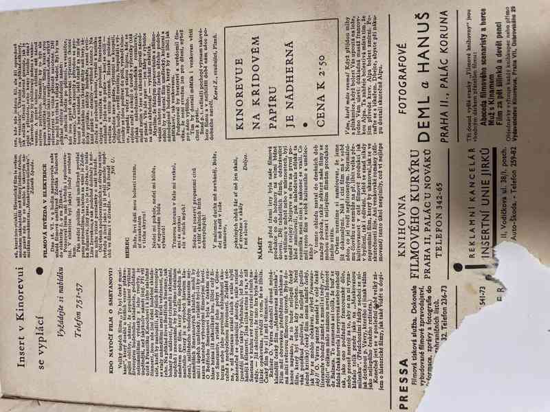 Kinorevue číslo 16 ročník VII z r. 1940 - foto 6