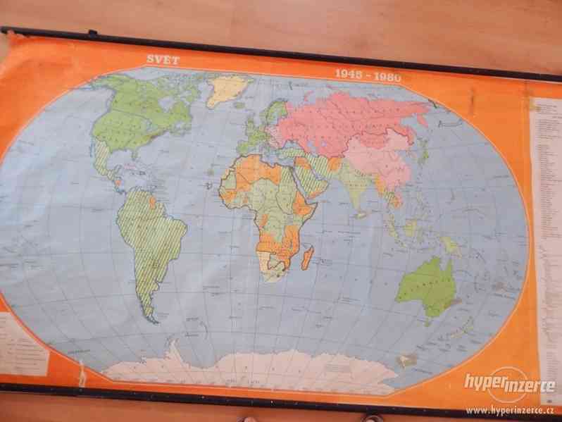 Školní mapa - Svět v letech 1945-1980 - foto 1