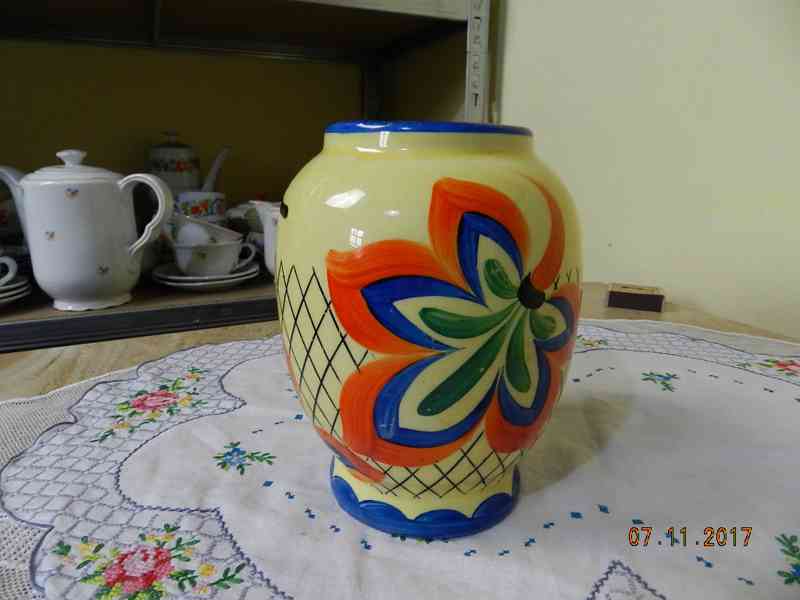 Hezká ručně malovaná keramická Váza Ditmar Urbach - foto 4