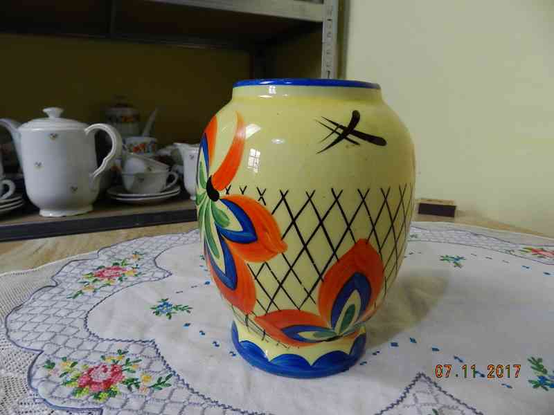 Hezká ručně malovaná keramická Váza Ditmar Urbach - foto 6