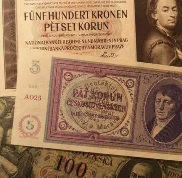 Koupím staré Československé bankovky, Tuzexové poukázky - foto 1