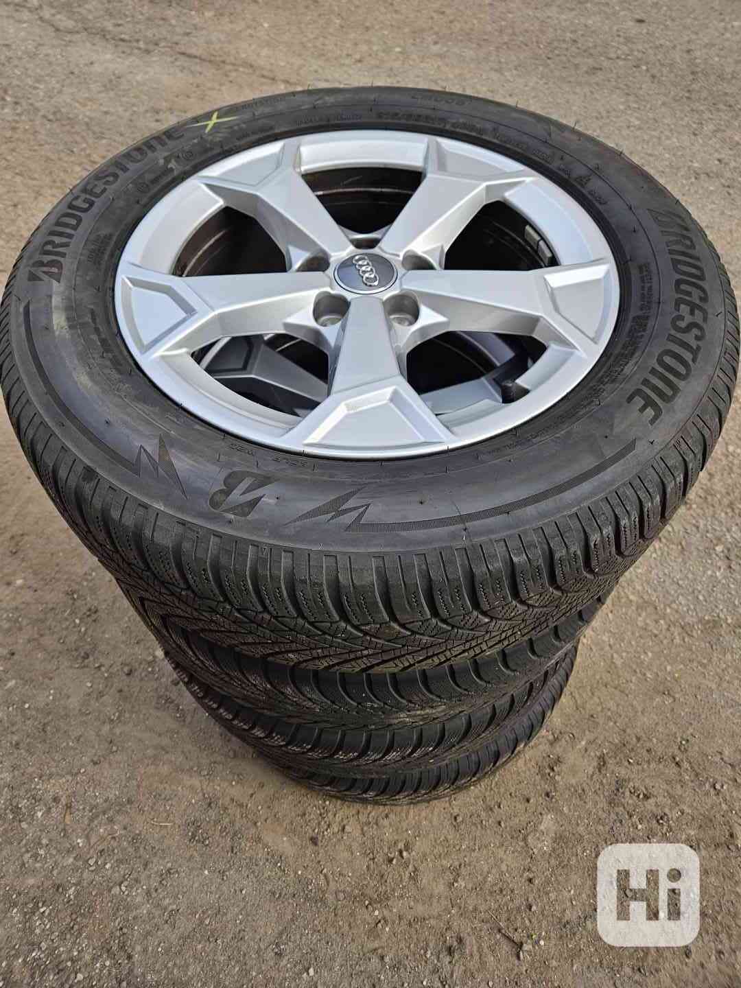 R17" alu kola Audi Q3 Škoda Kodiaq 5x112 6,5jx17 et38 pneu B - foto 1
