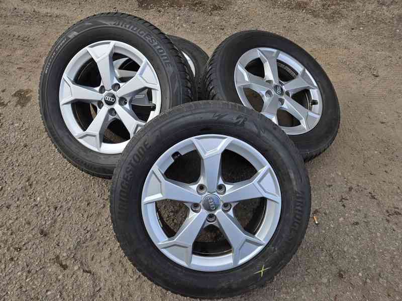 R17" alu kola Audi Q3 Škoda Kodiaq 5x112 6,5jx17 et38 pneu B - foto 2