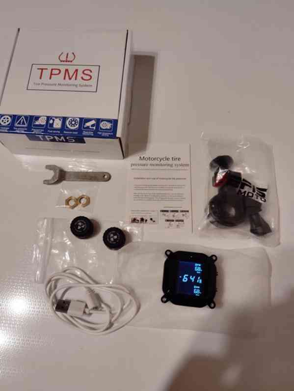 TPMS snímače tlaku v pneumatikách motocyklu/elektrokola - foto 11