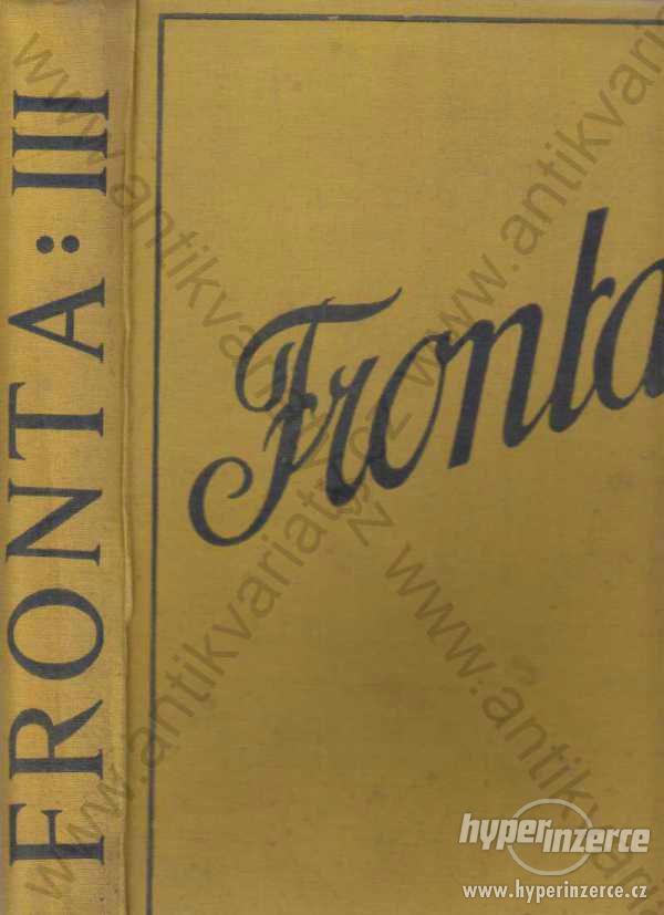 Fronta red. Karel Horký 1929-30 Nezávislý týdeník - foto 1