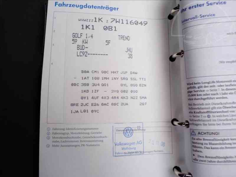 VW Golf 1,4 i 1.MAJITEL,TREND-Hned odjíždíte - foto 13