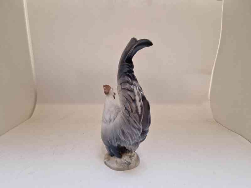 Porcelánová Plastika Kohout Kodaň Copenhagen - foto 5