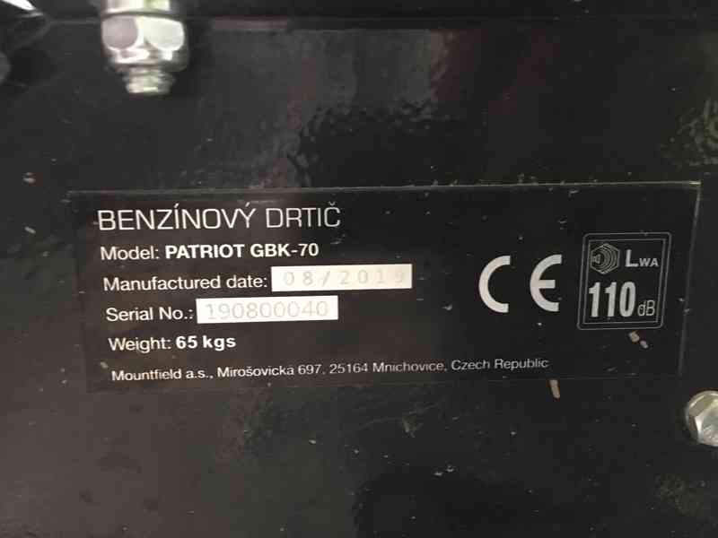 Štěpkovač PATRIOT GBK - 70 - foto 3