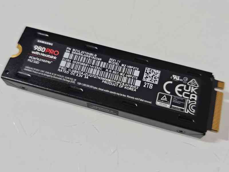 SSD SAMSUNG 980 PRO 2TB WITH HEATSINK - foto 2