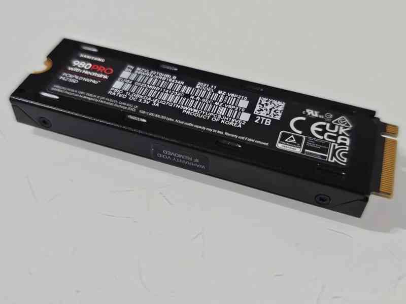 SSD SAMSUNG 980 PRO 2TB WITH HEATSINK - foto 3