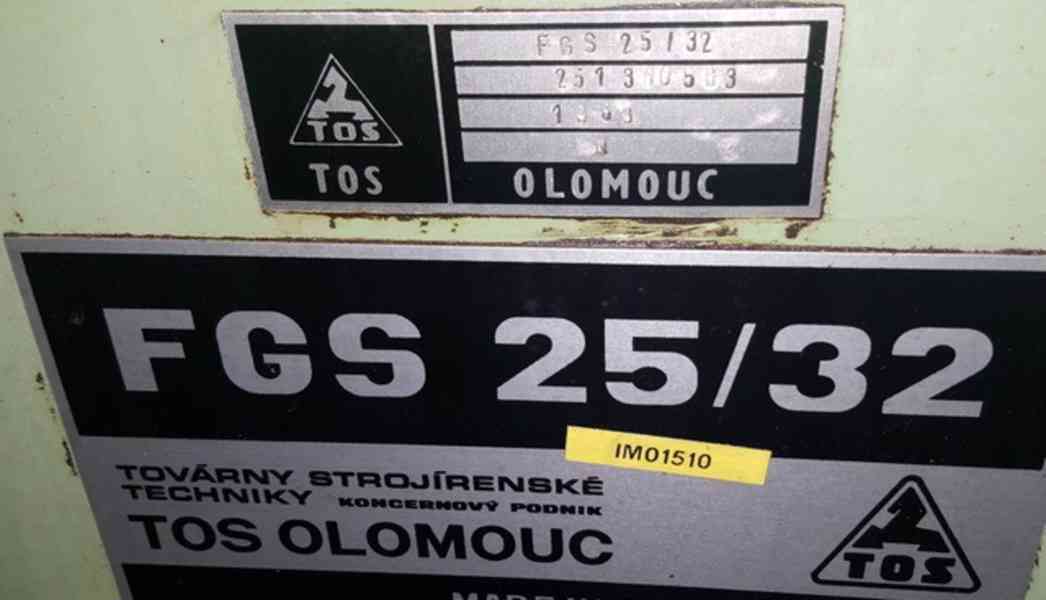 Frézka konzolová FGS 25/32 (10528.)  - foto 10