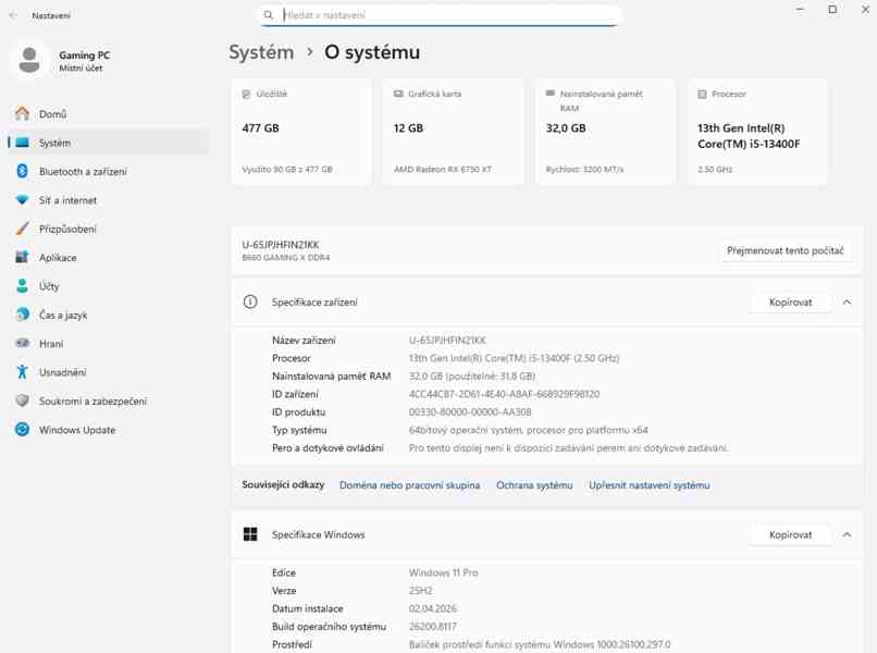 💣 HERNÍ PC INTEL i5-13400F | 32GB RAM | RX 6750XT | SSD 💣 - foto 9