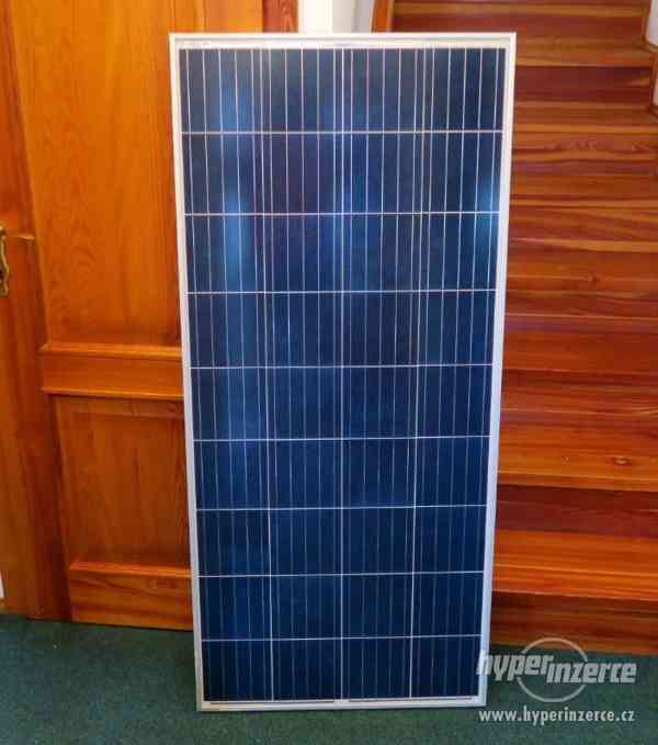 Solární panel fotovoltaický 175W - 12V polykrysal, přísluš. - foto 1