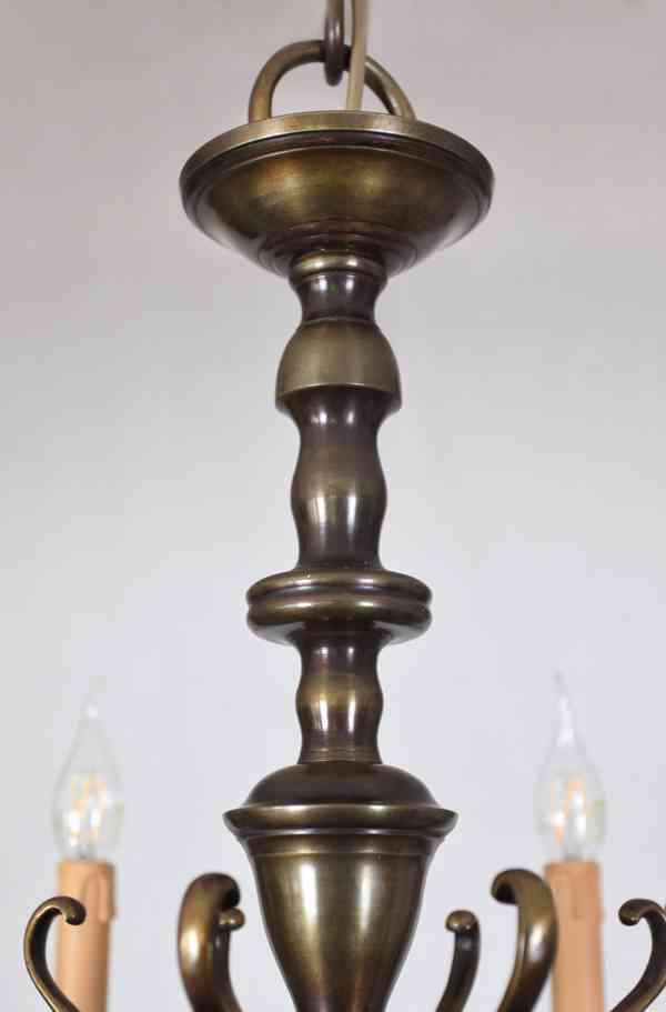 Bronzový lustr holandského typu - foto 4