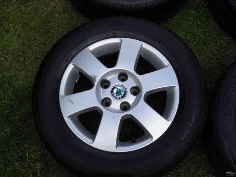 Originál alu kola Škoda Octavia II rozteč 5x112 15" - foto 2