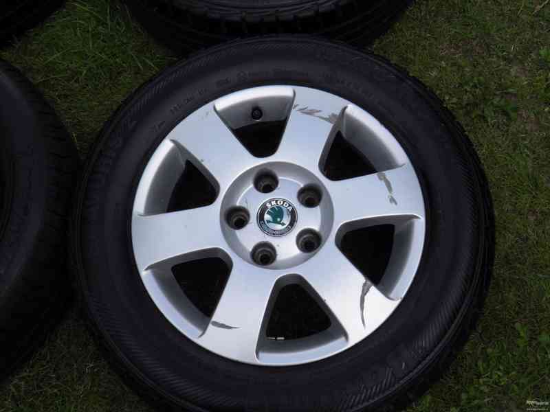 Originál alu kola Škoda Octavia II rozteč 5x112 15" - foto 3