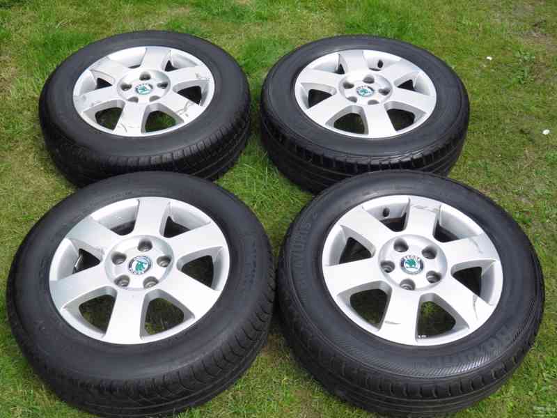 Originál alu kola Škoda Octavia II rozteč 5x112 15" - foto 6
