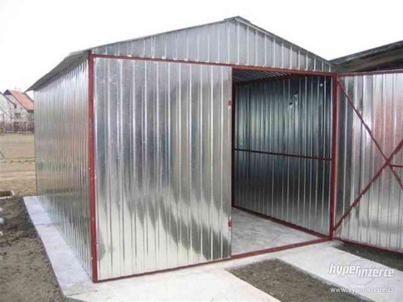 Plechové garáže v AKCI - v ceně doprava a montáž - foto 1