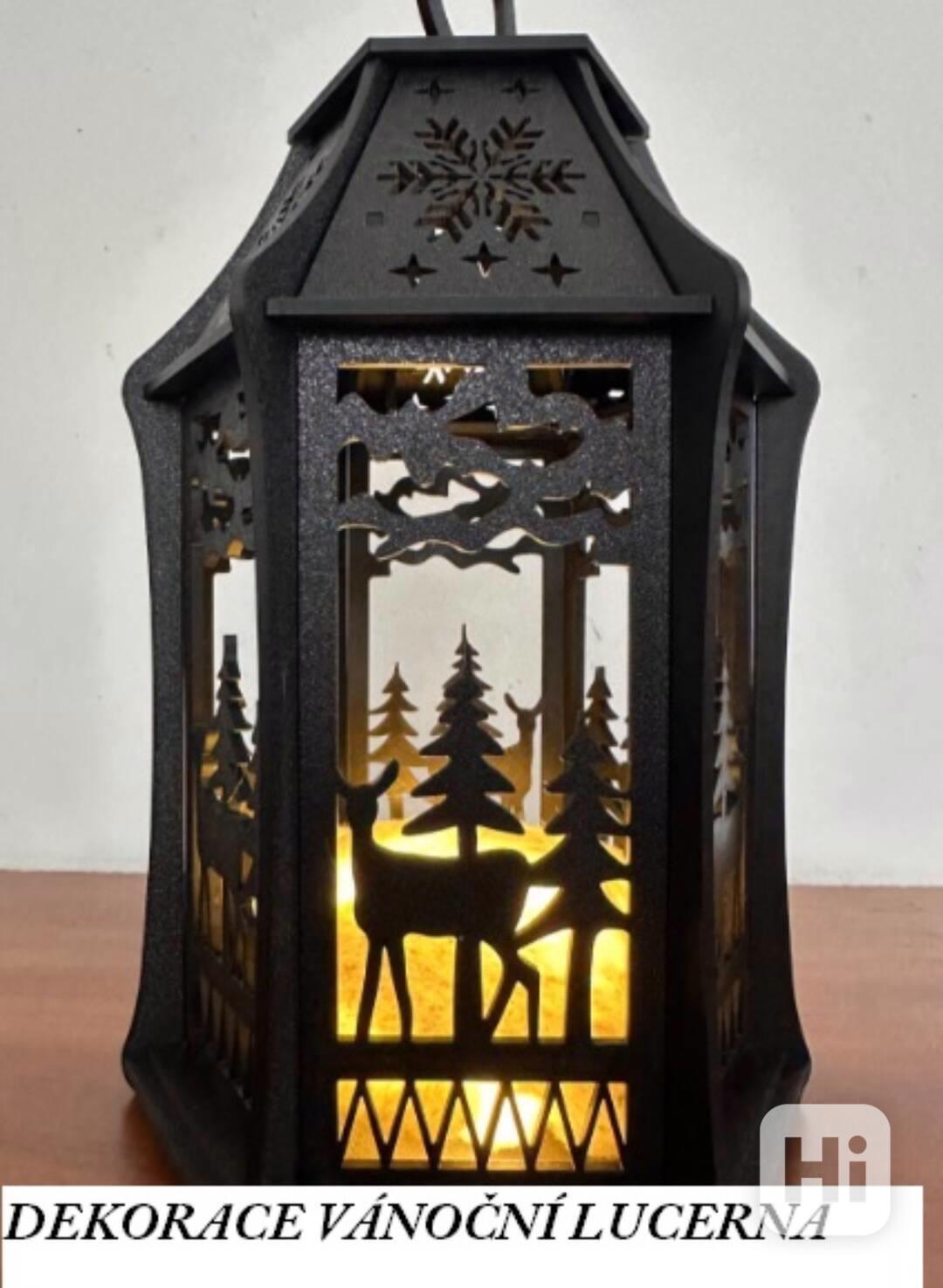 Vánoční dekorace lucerna - foto 1