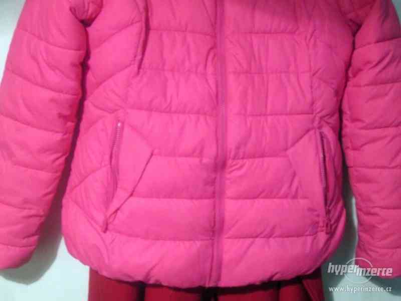 Zimní bunda Růžová - foto 4