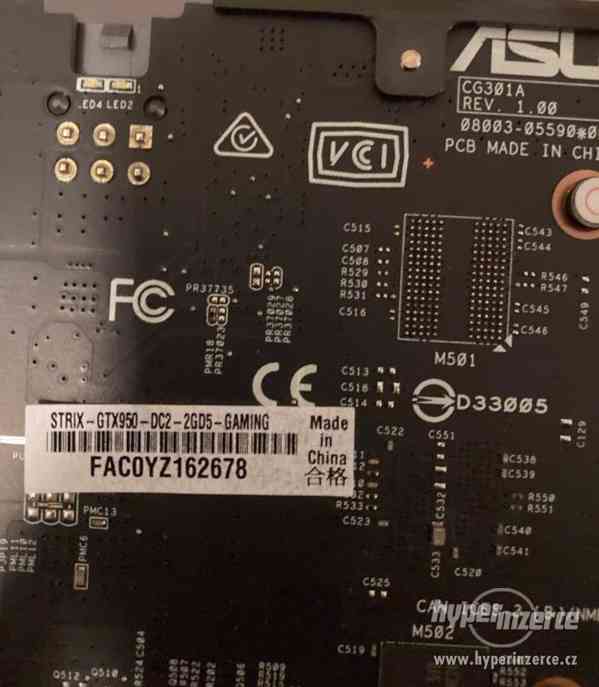 Prodej grafické karty ASUS STRIX GTX 950 - foto 1